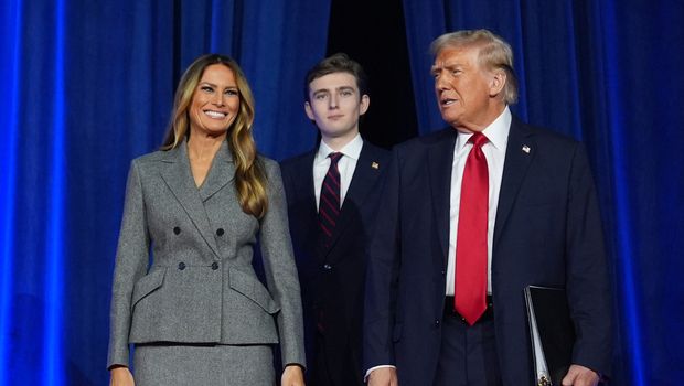 Donald, Melanija i Baron Tramp