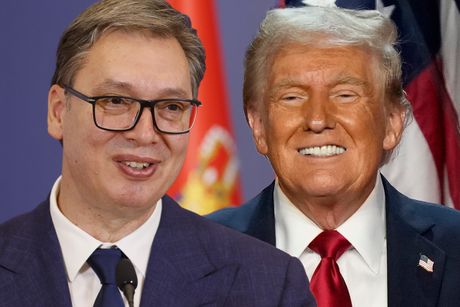 Aleksandra Vučić i Donald Tramp Aleksandra Vučić i Donald Tramp