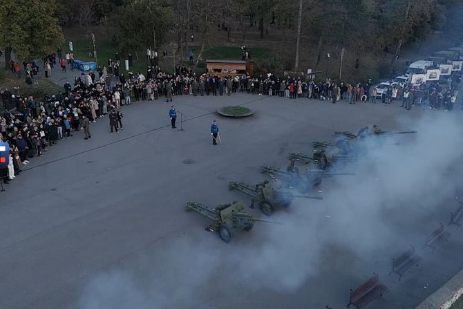 Počasna paljba na Kalemegdanu