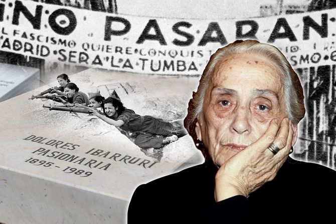 Dolores Igaruri Gomez Dolores Ibarruri Gomez La Pasionarija Španija građanski rat Fičer Dolores Igaruri Gomez Dolores Ibarruri Gomez La Pasionarija Španija građanski rat Fičer