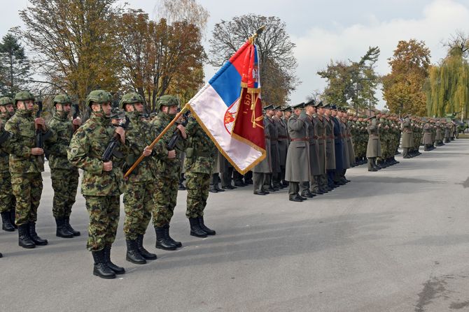 Vojne svečanosti za Dan Prve brigade kopnene vojske i Dan Prvog centra za obuku