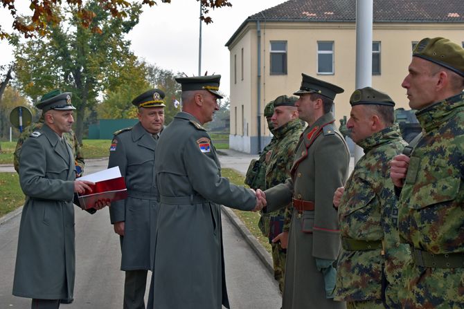 Vojne svečanosti za Dan Prve brigade kopnene vojske i Dan Prvog centra za obuku