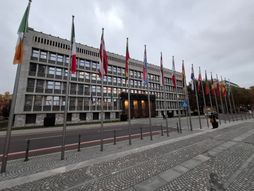 Ljubljana, Slovenija, zgrada parlamenta