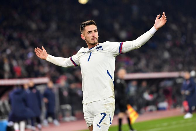 Fudbalska reprezentacija Srbije, Srbija - Švajcarska, Aleksa Terzić