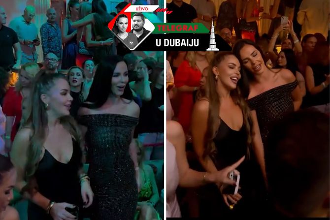 Cecina snajka sa sestrom đuskala na koncertu u Dubaiju Cecina snajka sa sestrom đuskala na koncertu u Dubaiju