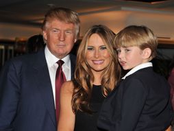 Donald, Melanija, Baron Tramp