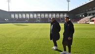 Branko Radujko i Stevan Stojanović obišli stadion u Leskovcu: "Dubočica" u znatno boljem stanju