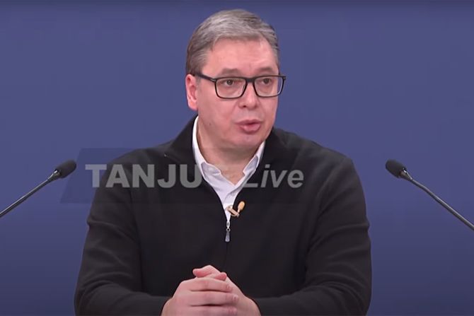 Aleksandar Vučić obraćanje javnosti