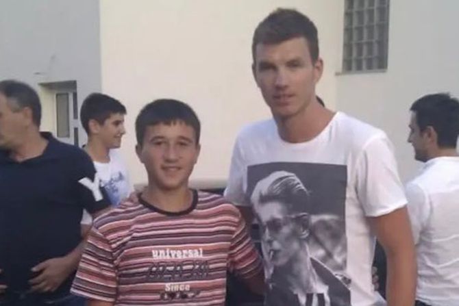 Ifet Đakovac i Edin Džeko Ifet Đakovac i Edin Džeko