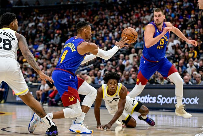 Rasel Vestbruk i Nikola Jokić Rasel Vestbruk i Nikola Jokić