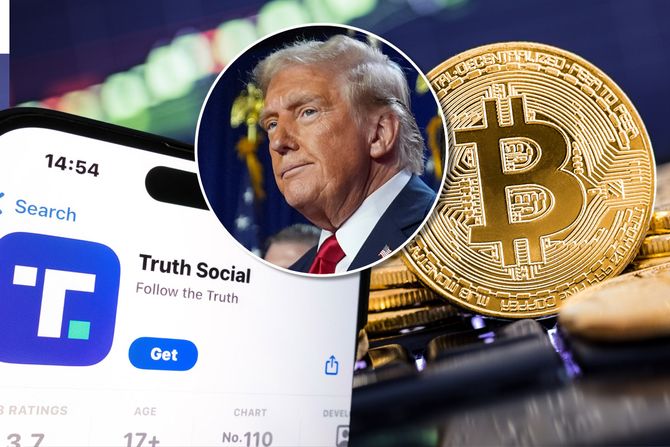 Truth Social, Bitkoin, bitcoin, Donald Tramp