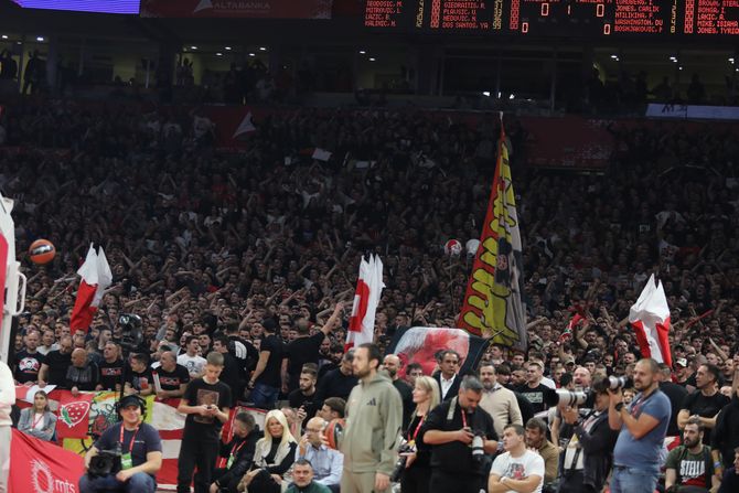 Košarka derbi Evroliga KK Crvena Zvezda KK Partizan