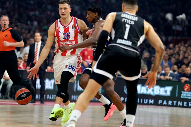 Košarka derbi Evroliga KK Crvena Zvezda KK Partizan