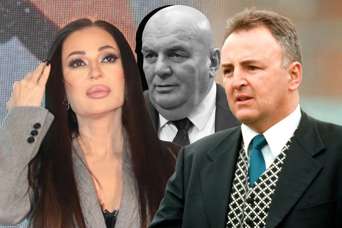 Ceca Ražnatović, Željko Ražnatović Arkan i Dragan Marković Palma Ceca Ražnatović, Željko Ražnatović Arkan i Dragan Marković Palma