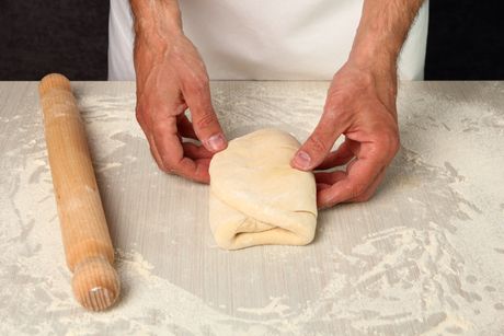 lisnato testo, testo, pravljenje lisnatog testa, recept za lisnato testo