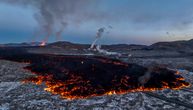 Apokaliptični prizori erupcije vulkana na Islandu: Izbacio lavu u mlazovima, spavao je čak 8 vekova