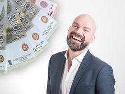 Ćelav muškarac, dinari