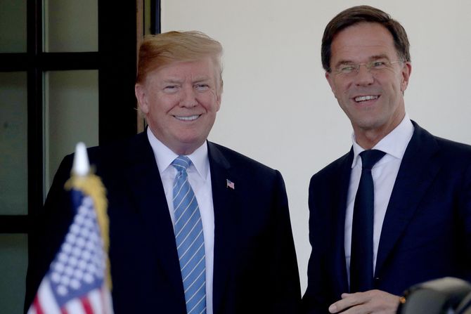 Donald Tramp i Mark Rute,  Donald Trump i Mark Rutte