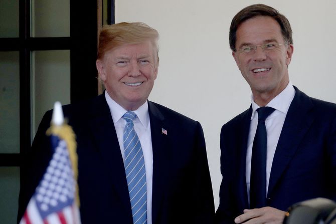 Donald Tramp i Mark Rute, Donald Trump i Mark Rutte Donald Tramp i Mark Rute, Donald Trump i Mark Rutte