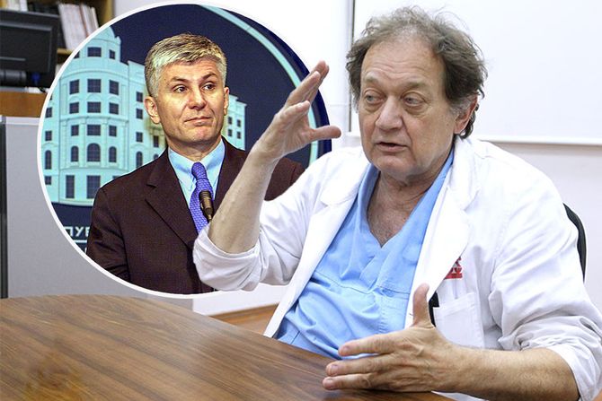 dr Miljko Ristić i Zoran Đinđić dr Miljko Ristić i Zoran Đinđić
