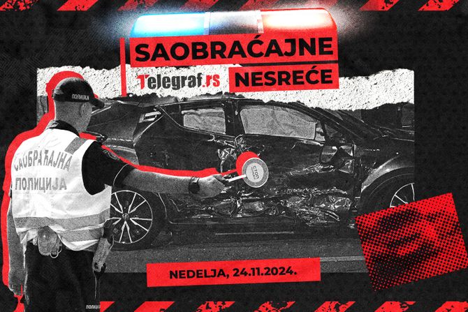 Saobraćajne nesreće za 24. novembar