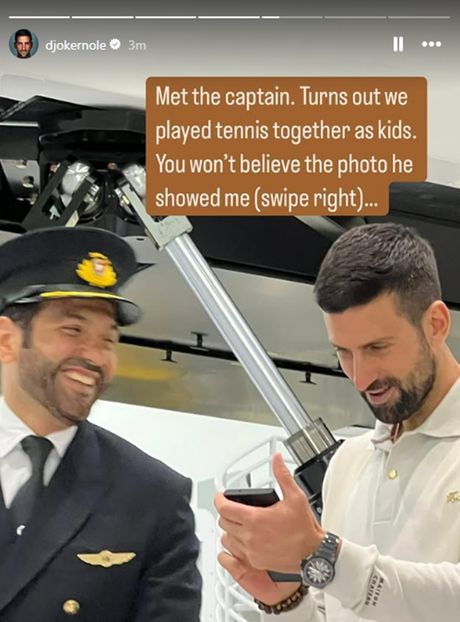 Novak Đoković, pilot Novak Đoković, pilot