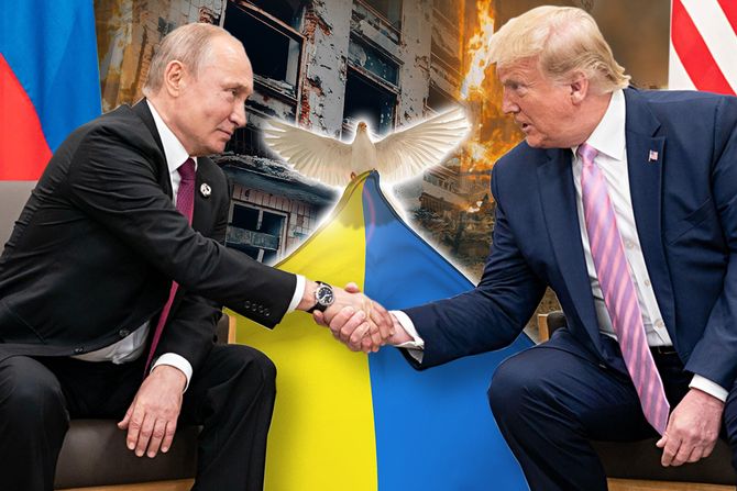 Vladimir Putin Donald Tramp Ukrajina rat mir Vladimir Putin Donald Tramp Ukrajina rat mir