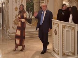 Melanija i Donald Tramp na proslavi Dana zahvalnosti