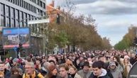 Protest studenata u blokadi ispred zgrade BIA u Novom Sadu