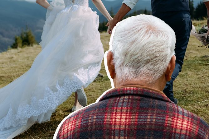 Starac, stariji čovek venčanje Starac, stariji čovek venčanje