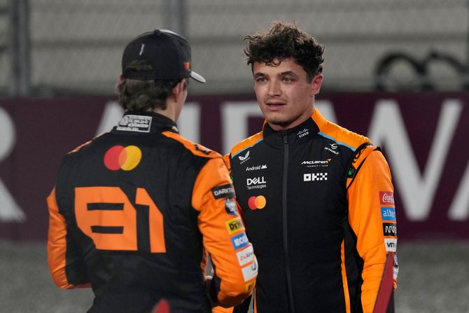 Oskar Pjastri i Lando Noris - Meklaren - Formula 1