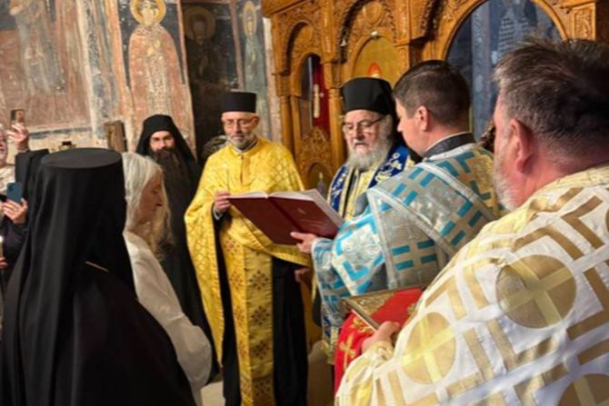 Monašenje, manastir Petkovica, iskušenica Vinka postala sestra Pelagija