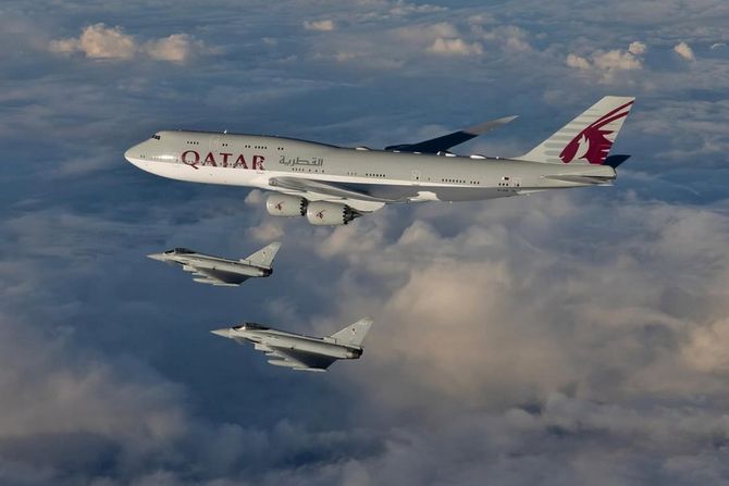 Engleska Katar avioni Typhoon Royal Air Force