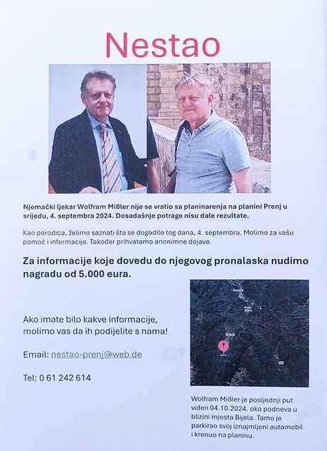 Volfram Misler nemački doktor nestanak Volfram Misler nemački doktor nestanak