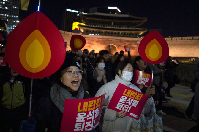 Protesti u Južnoj Koreji