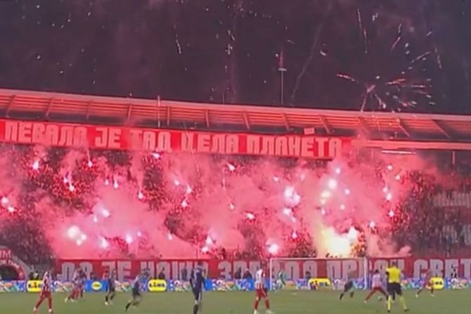 Delije Sever, FK Crvena zvezda - FK Tekstilac Delije Sever, FK Crvena zvezda - FK Tekstilac