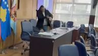 Savagery of Kurti's minister's cousin: Watch Svecla destroy equipment in city assembly