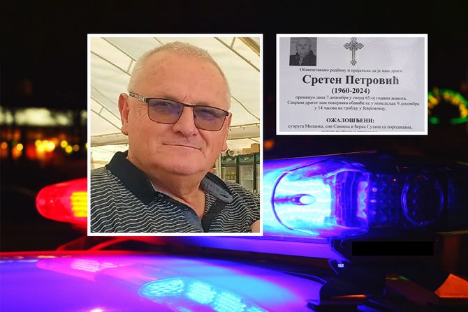 Sreten Petrović ubijen Sabac, policija Sreten Petrović ubijen Sabac, policija