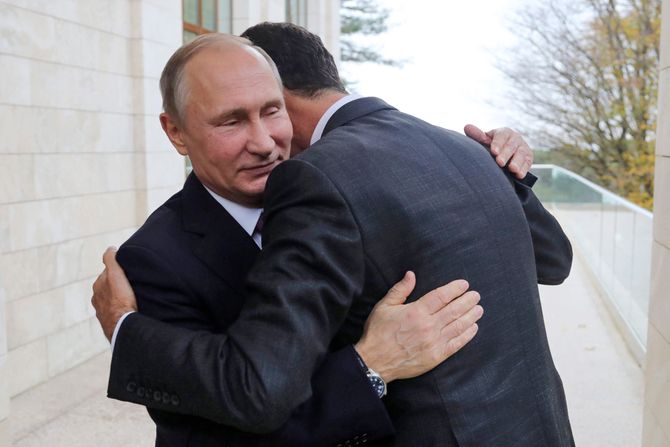 Vladimir Putin Bašar al Asad