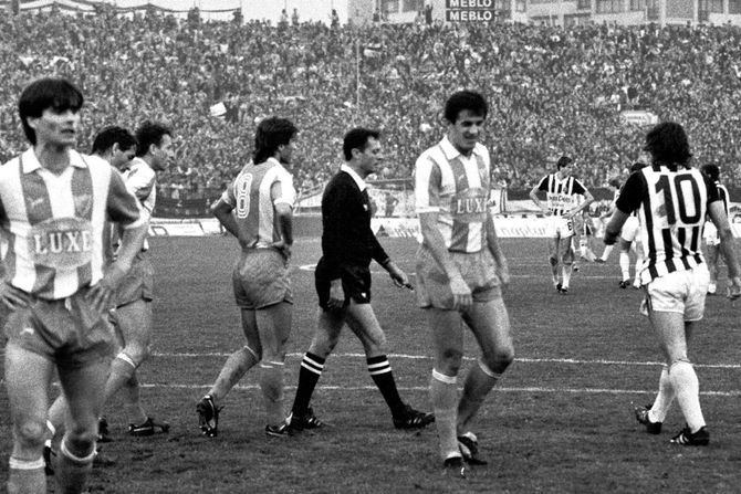 FK Crvena zvezda - FK Partizan 1986.