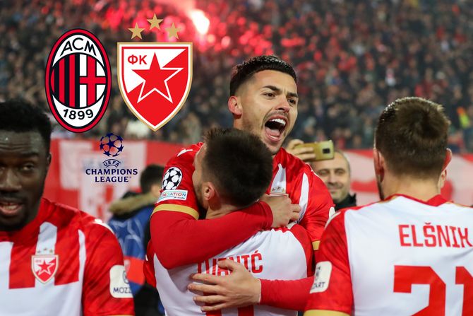 FK Milan - FK Crvena zvezda, Liga šampiona