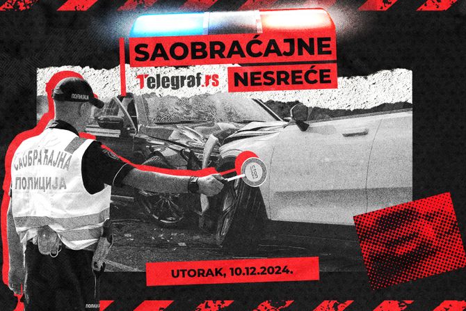 Saobraćajne nesreće za 10. decembar