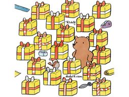 Poklon, mozgalica, skrivalica