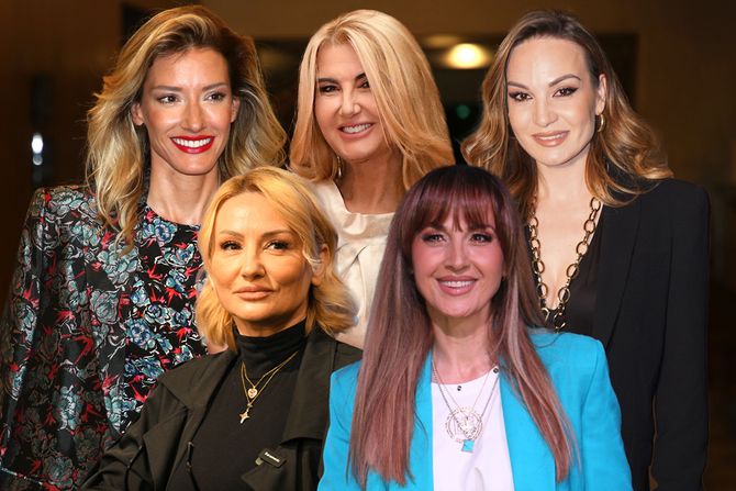 Jovana Joksimović, Goca Tržan, Jelena Tomašević, Aleksandra Radović i Vesna Dedić