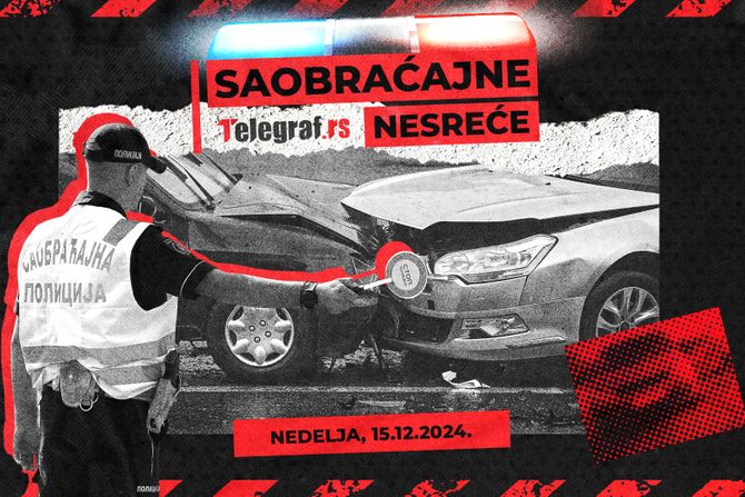 Saobraćajne nesreće za 15. decembar