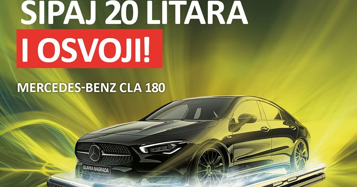 Sipaj 20 litara goriva i osvoji Mercedes u MOL Serbia nagradnoj igri