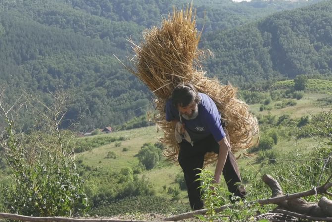 Sava Poljanski od ražane slame stvara umetnička dela