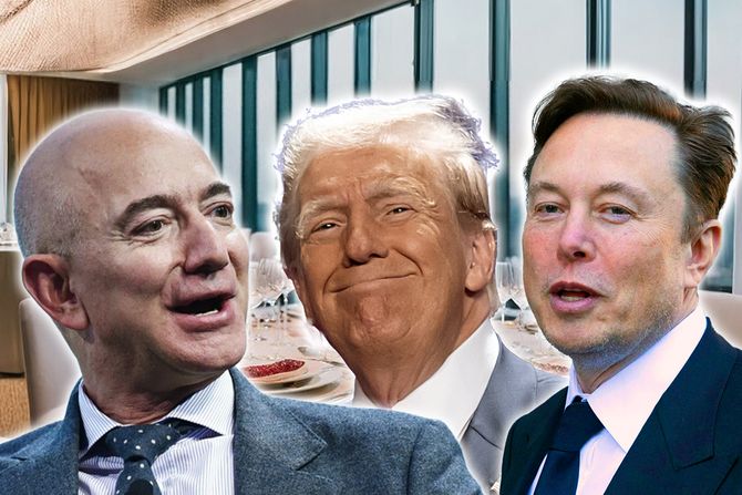 Džef Bezos Donald Tramp Ilon Mask