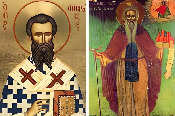 Sveti Amvrosije i Sveti Grigorije Gornjak Ćutljivi Sveti Amvrosije i Sveti Grigorije Gornjak Ćutljivi