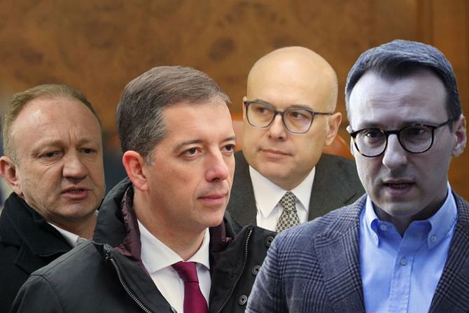 Dragan Đilas, Marko Đurić, Miloš Vučević, Petar Petković